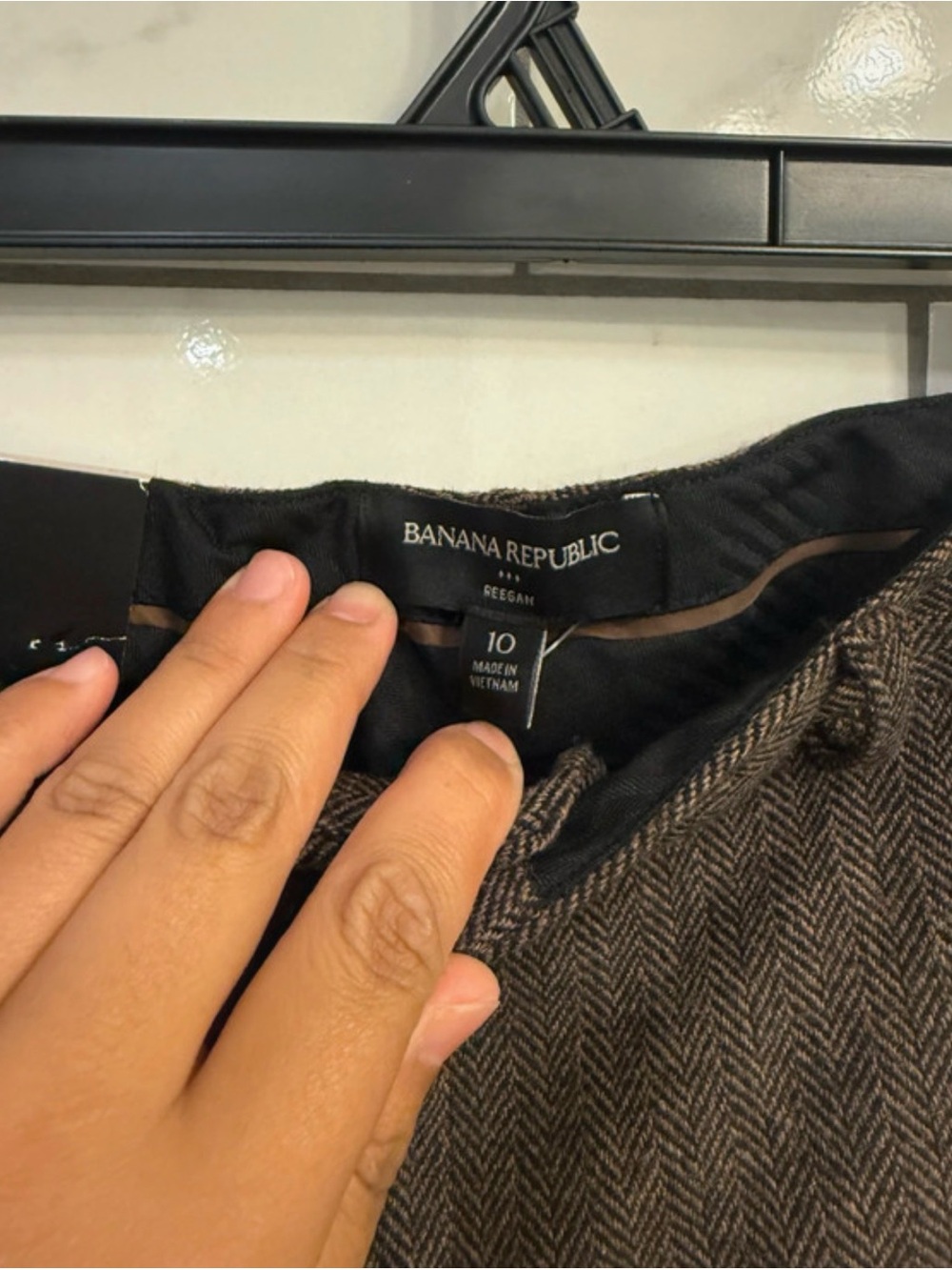 Banana Republic women’s  Brown Herringbone Dress Pants